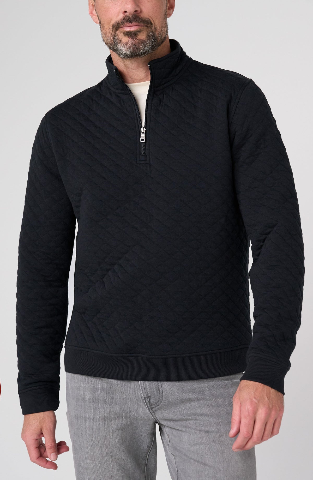 Liverpool Los Angeles | 1/4 Zip Pullover | Black