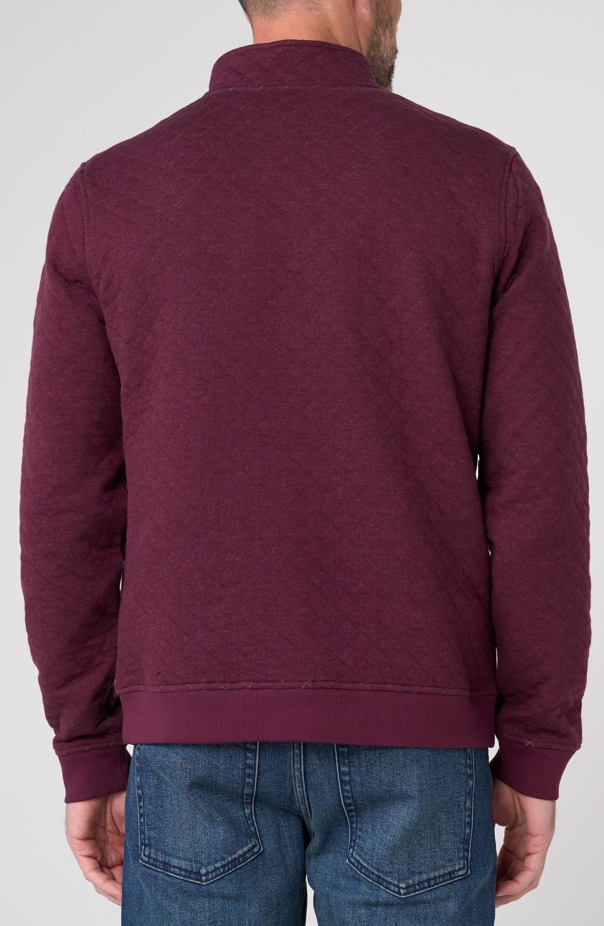 Liverpool Los Angeles | 1/4 Zip Pullover | Wine