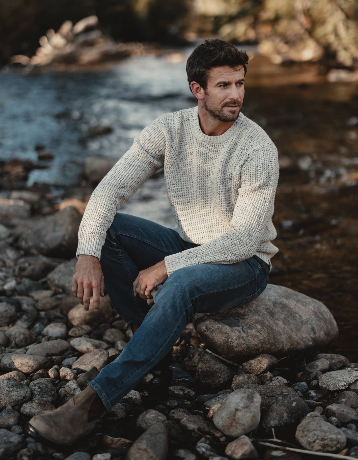 The Normal Brand Seawool Nep Popover - Cream