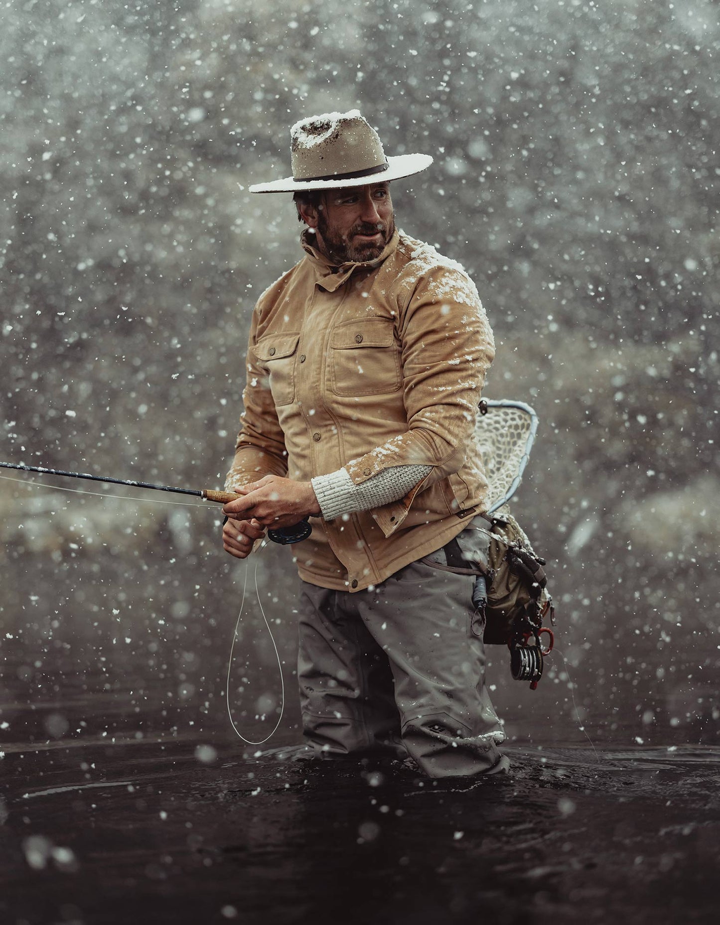 The Normal Brand Canvas Chore Coat - Camel