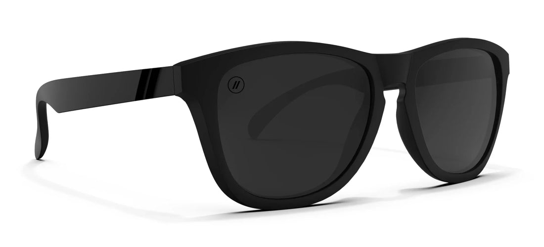 Blenders L Series Deep Space Polarized Sunglasses in matte black with basic frame design.