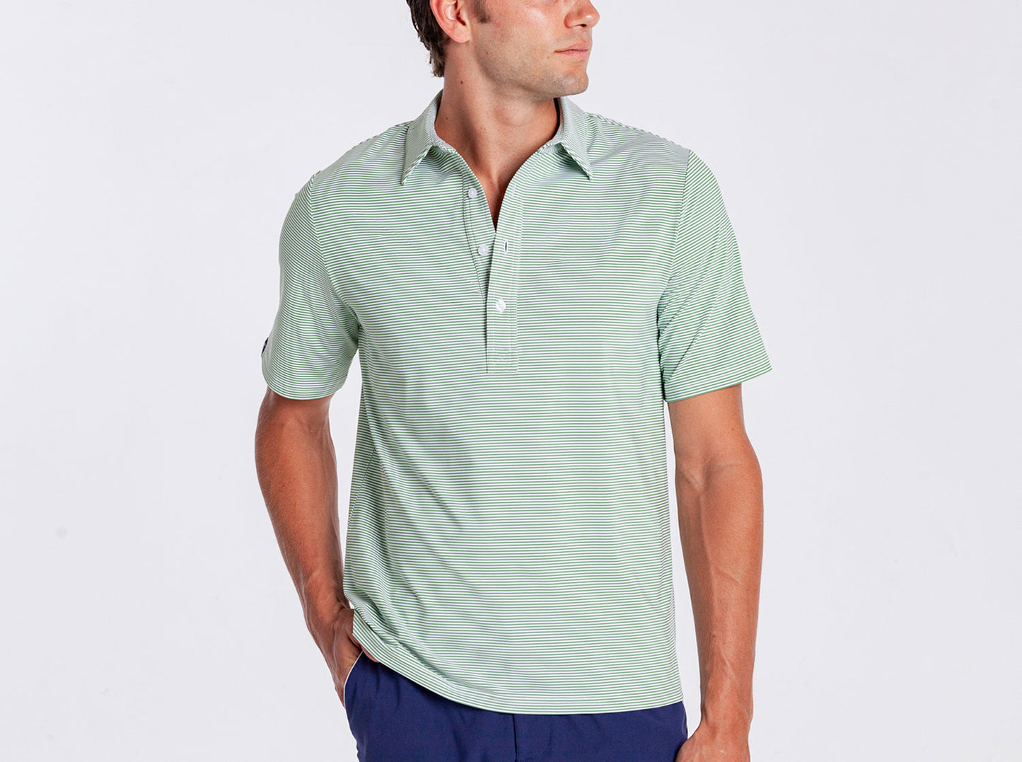 Criquet Hobby Stripe Performance Sport Range Polo -  Gator