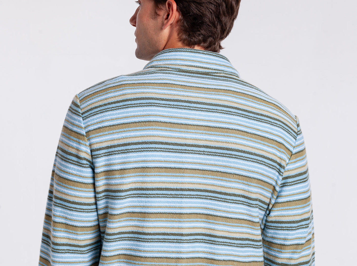 Criquet Mexicali Knit Overshirt - Olive Multi