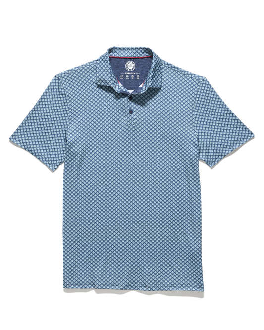Flag and Anthem MVP Agave Golf Print Polo