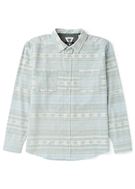 Vissla Wild Park Eco Long Sleeve Shirt - Blue Mist
