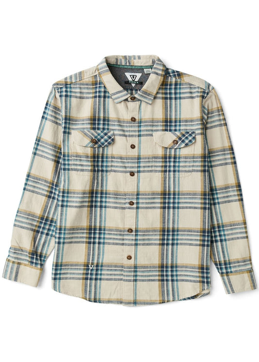 Vissla Central Coast Eco LS Flannel Shirt - Dune
