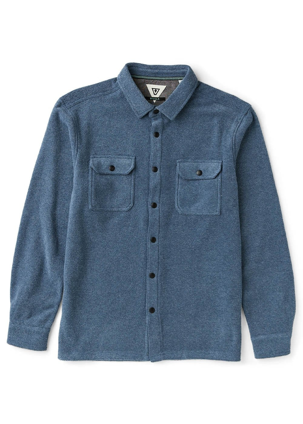 Vissla Looper Terry Eco LS Shirt - Dark Denim