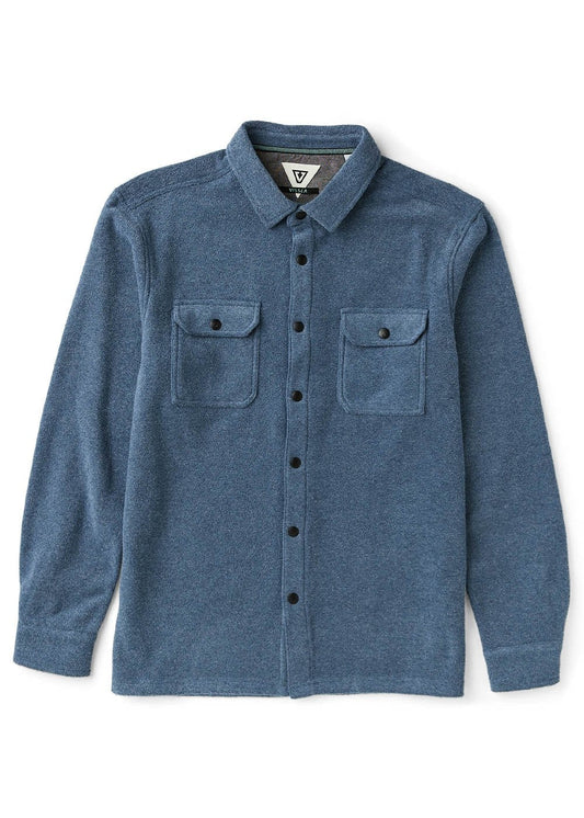 Vissla Looper Terry Eco LS Shirt - Dark Denim