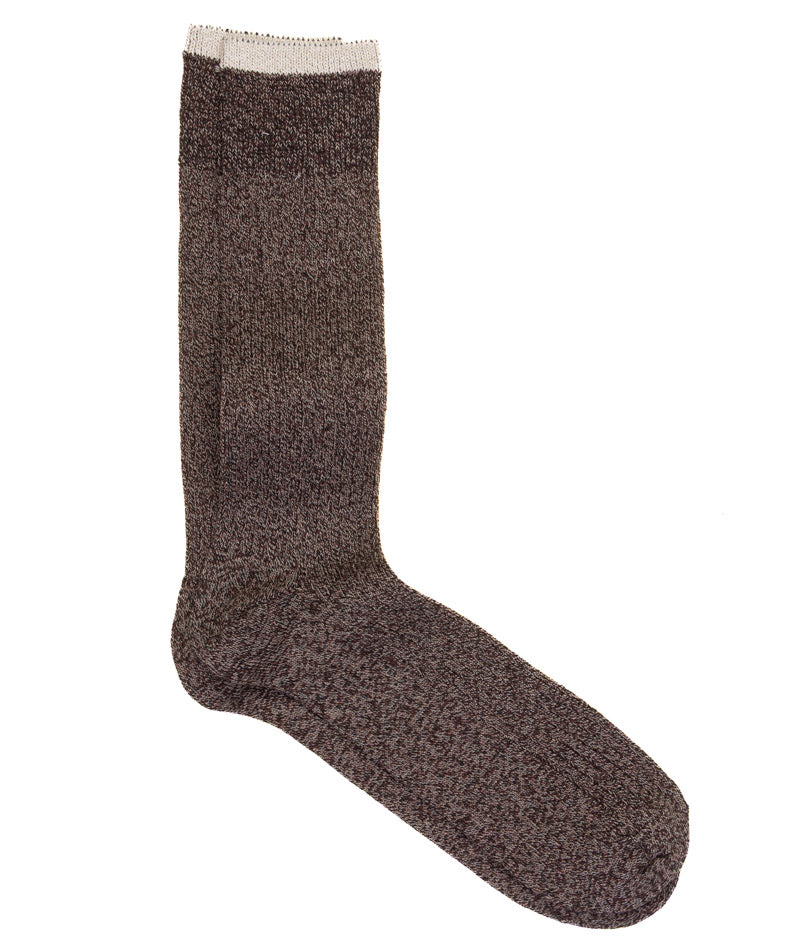 Socks | Twisted Marl | Chocolate Brown | Geoff Nicholson Collection