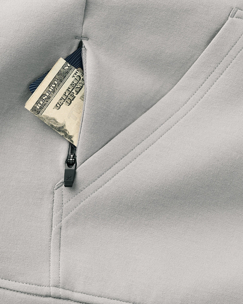 Ten Thousand Full Zip Hoodie - Light Grey