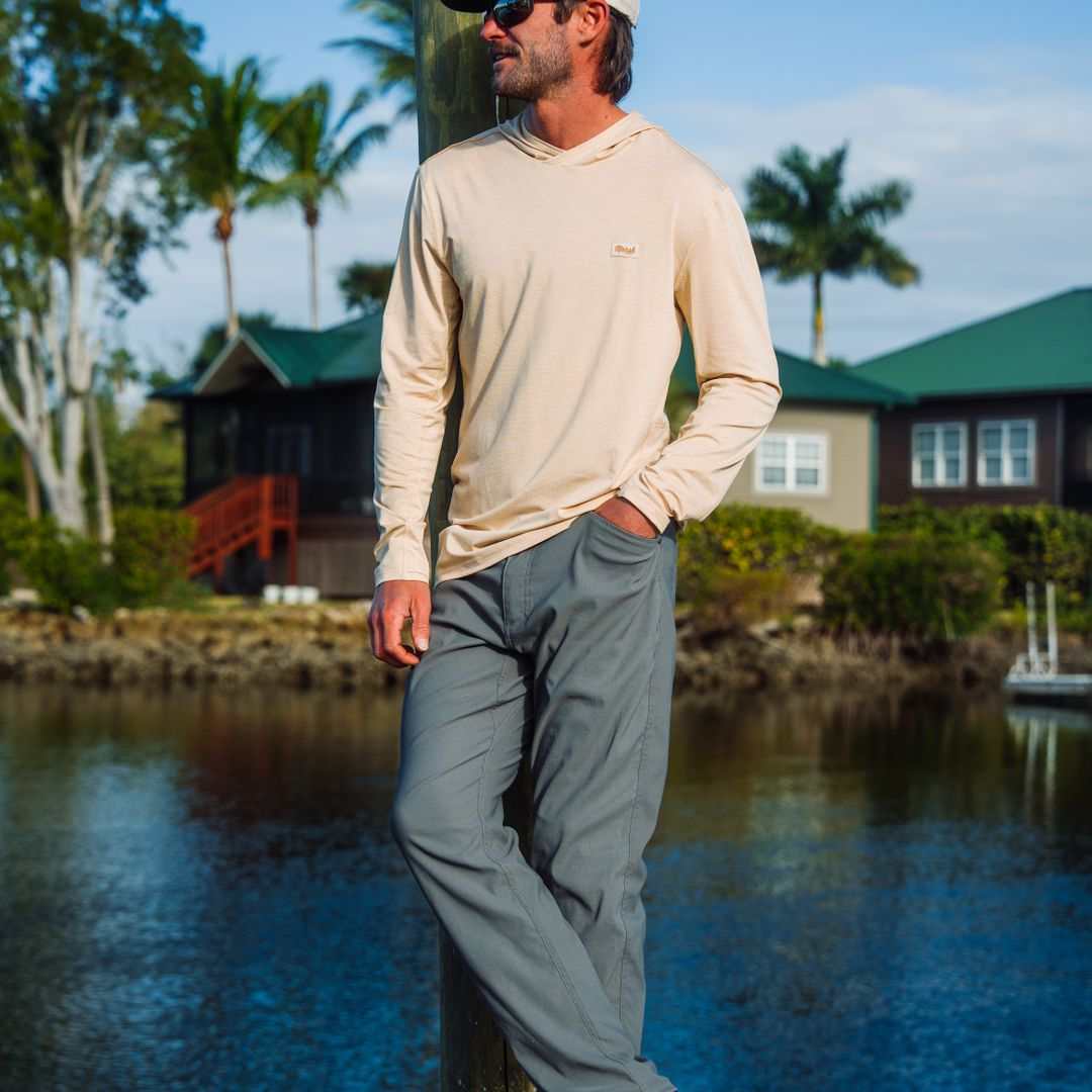Marsh Wear | High Noon Tech Hoodie | New Wheat Heather