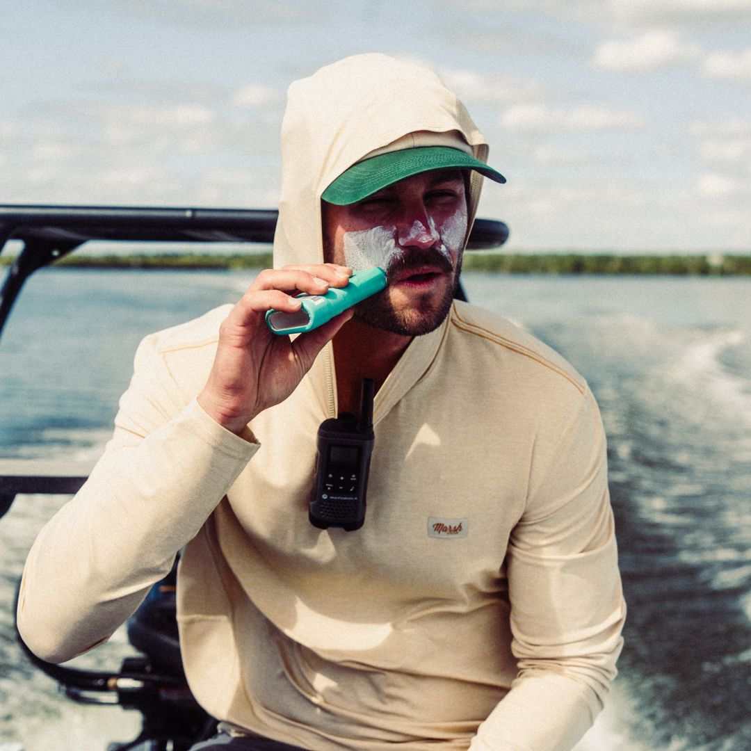Marsh Wear | High Noon Tech Hoodie | New Wheat Heather