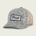 Marsh Wear Script Trucker Hat - Dark Green Mallard