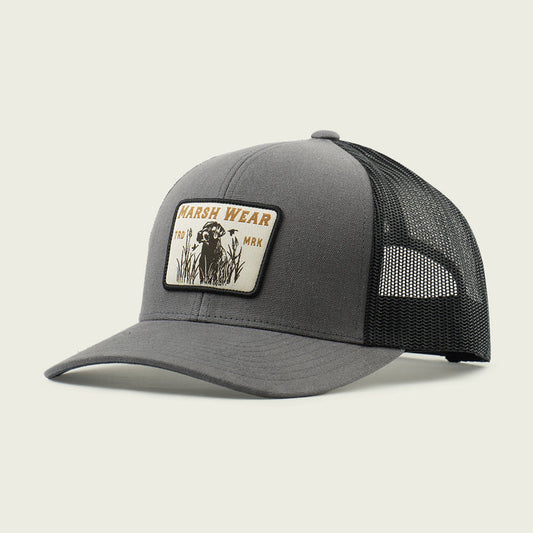 Marsh Lookout Trucker Hat -Charcoal