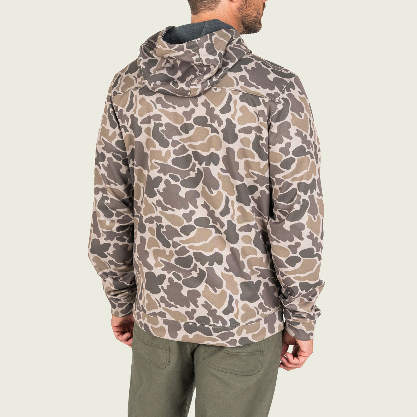 Marsh Nor'easter Hoodie - Khaki Mallard Camo