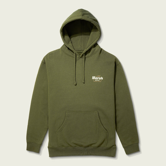 Marsh Formation Pullover Hoodie - Army