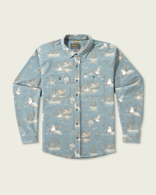 Marsh Wear | Fireside Overshirt | Blue Goblin