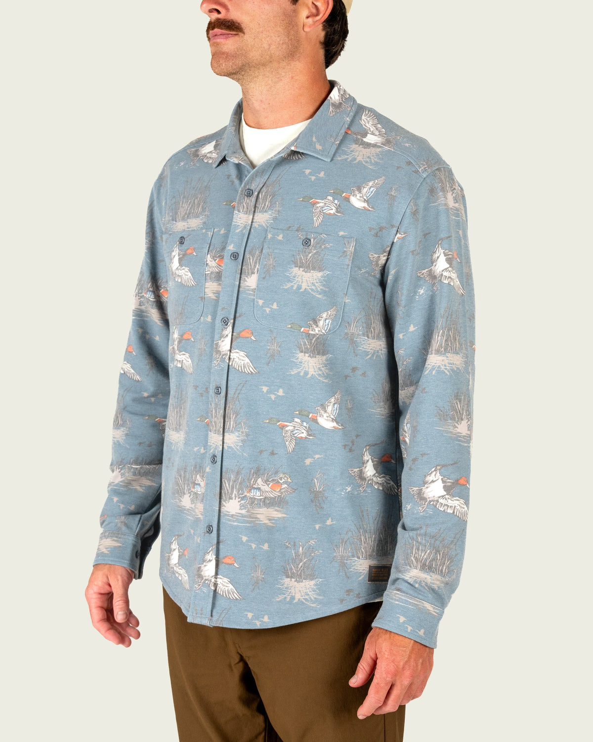Marsh Wear | Fireside Overshirt | Blue Goblin