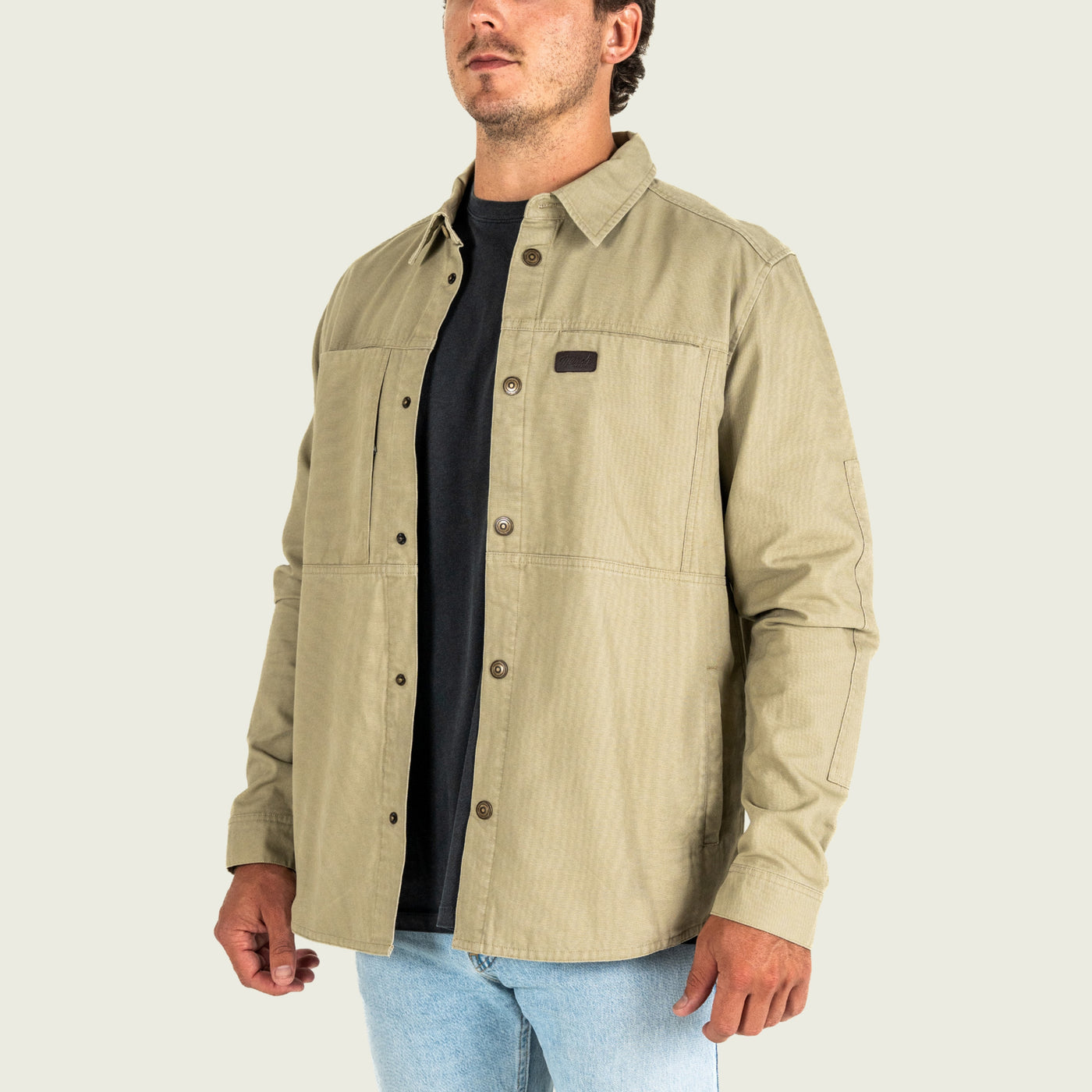 Marsh Delano Shacket - Slate Green