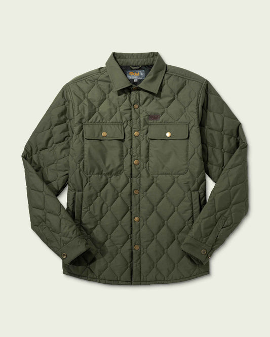 Marsh Wear | Saluda Puff Shacket | Grape Leaf