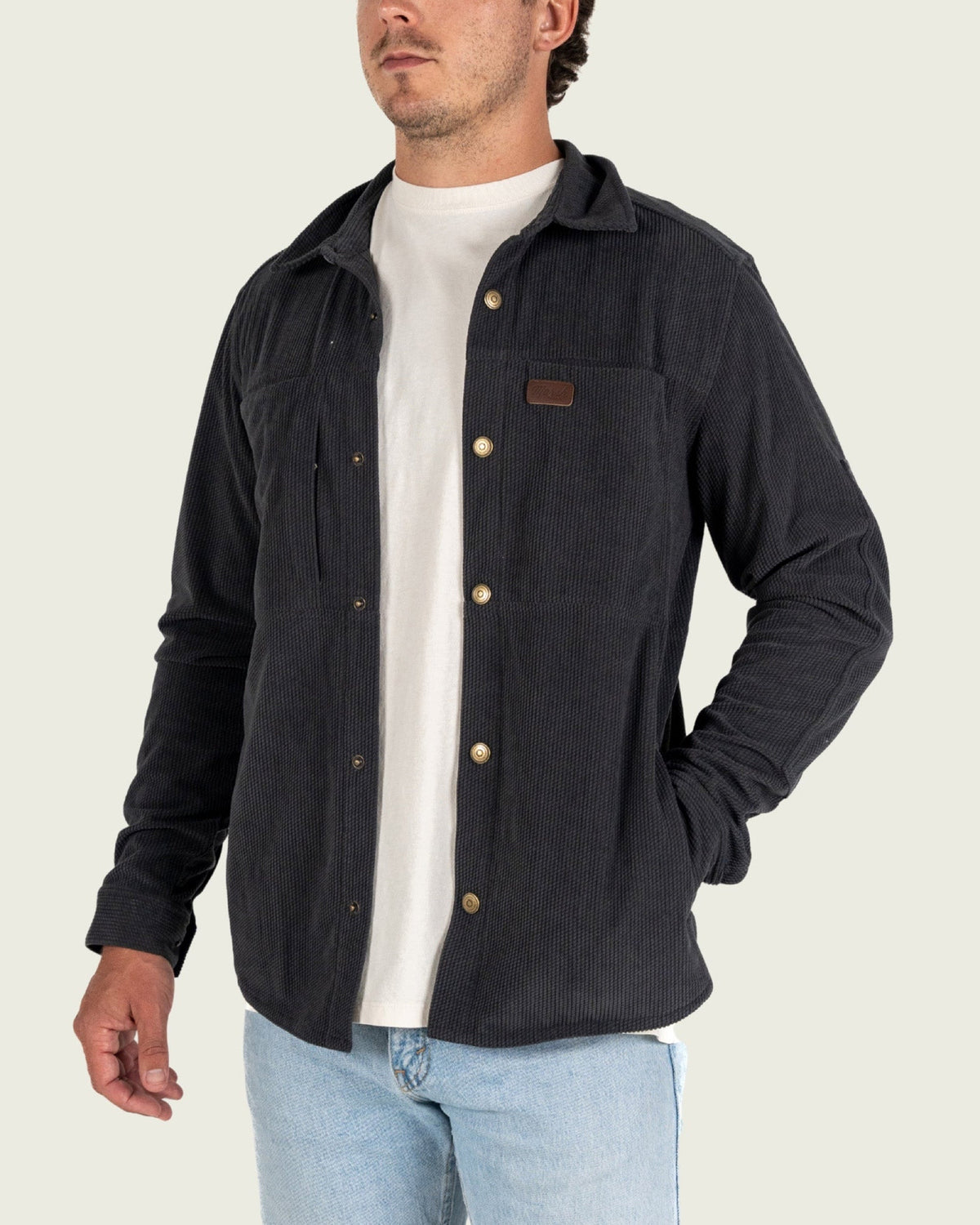 Marsh Wear | Delano Cord Shacket | Iron