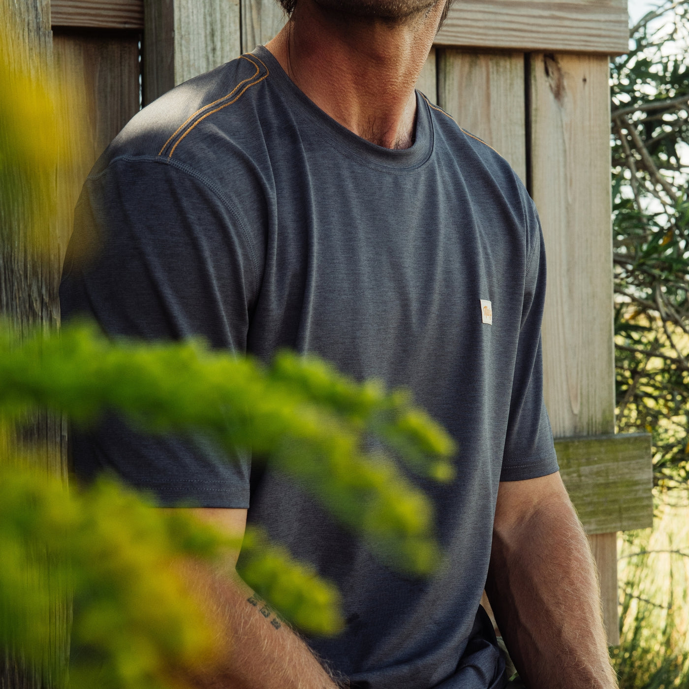 Marsh Wear | High Noon Tech Tee | Charcoal Heather
