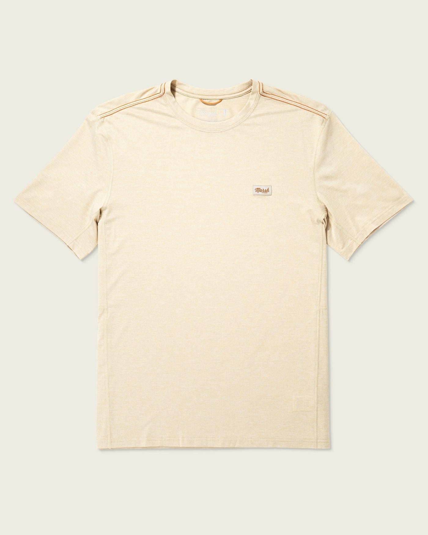 Marsh Wear | High Noon Tech Tee | New Wheat Heather