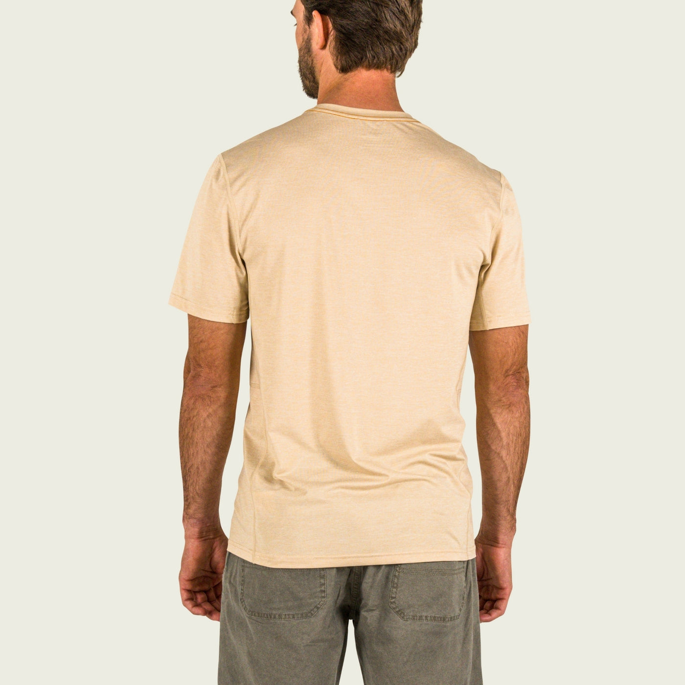 Marsh Wear | High Noon Tech Tee | New Wheat Heather