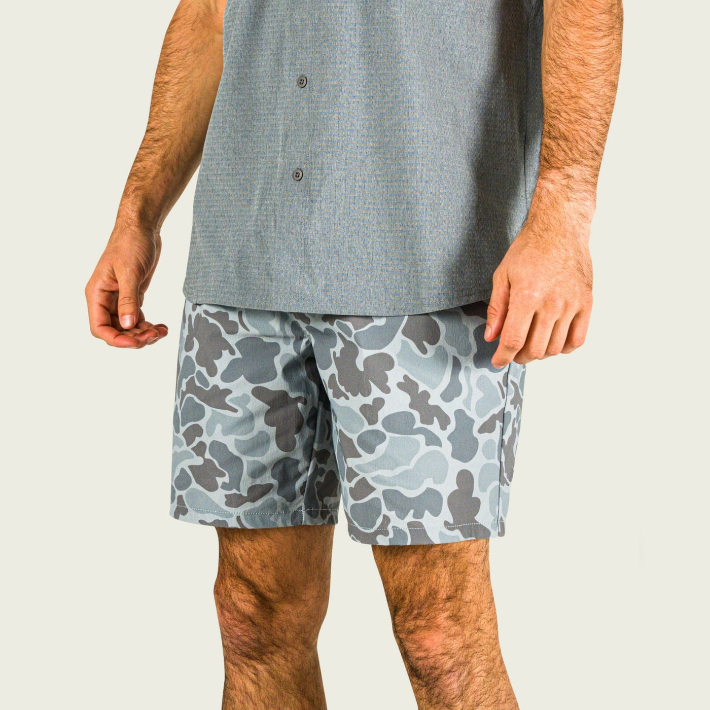 Marsh Wear | Prime Short | Grey Mallard Camo
