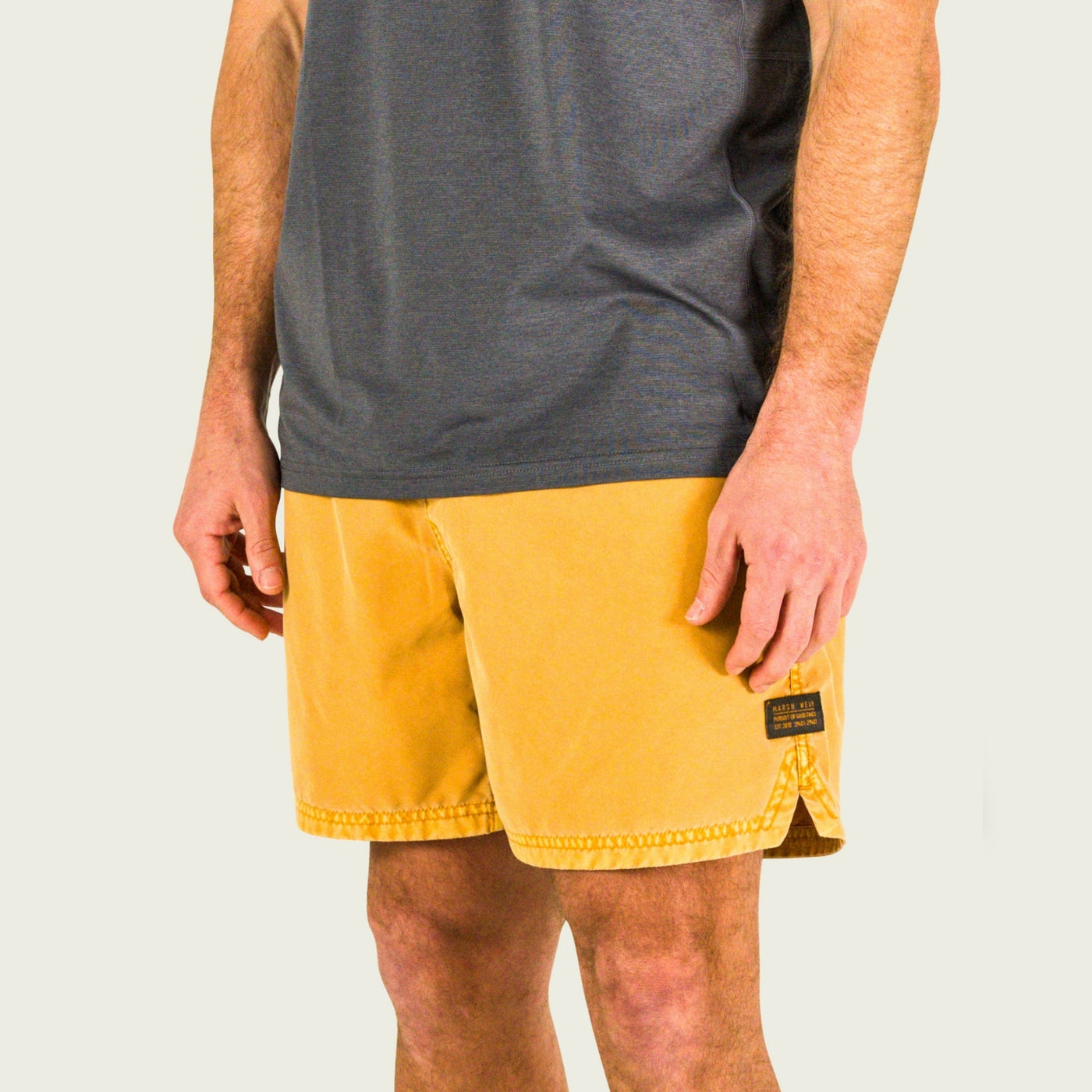 Marsh Wear | Highwater Volleys 6" Shorts | Dijon