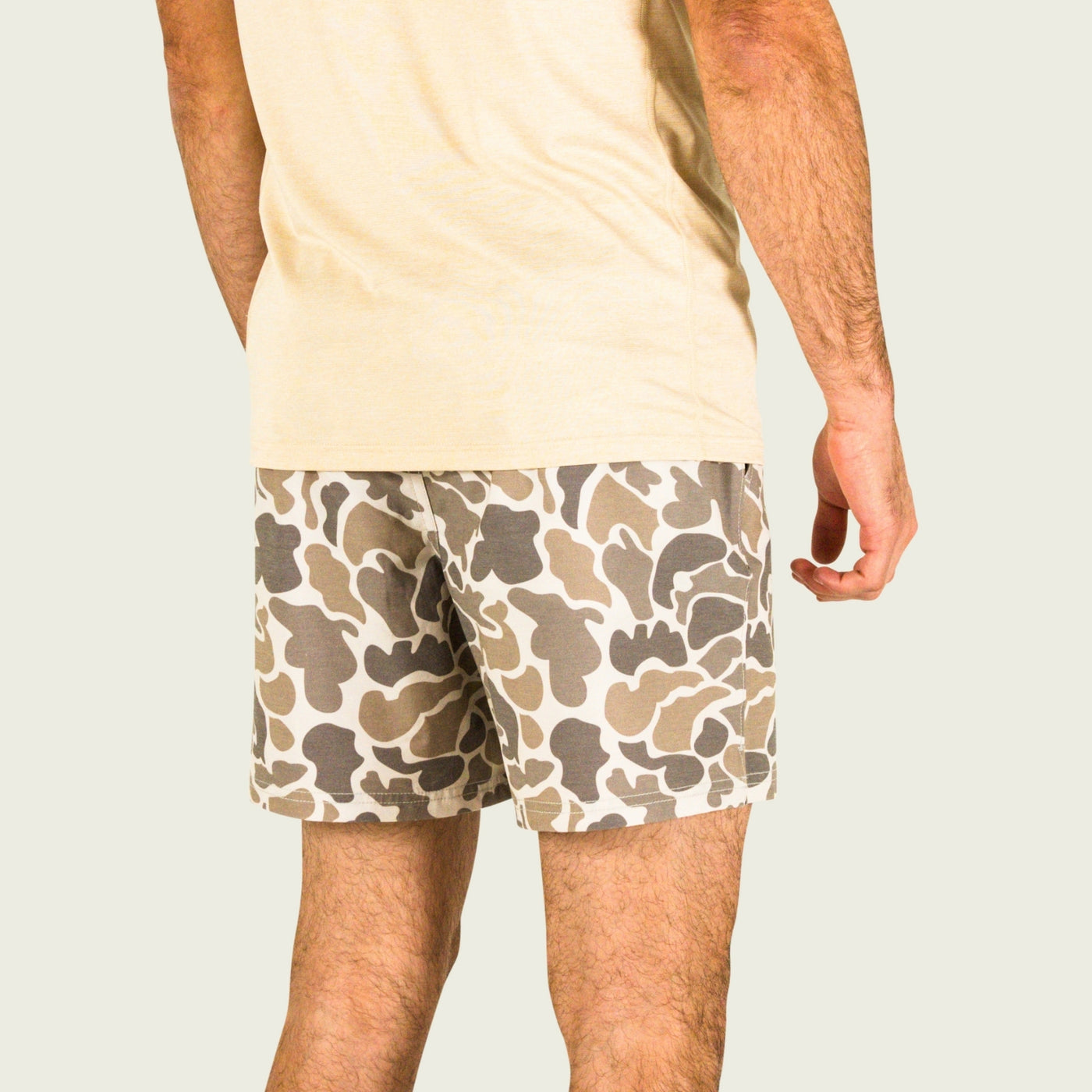 Marsh Wear | Fulton Volleys 6" Shorts | Khaki Mallard Camo