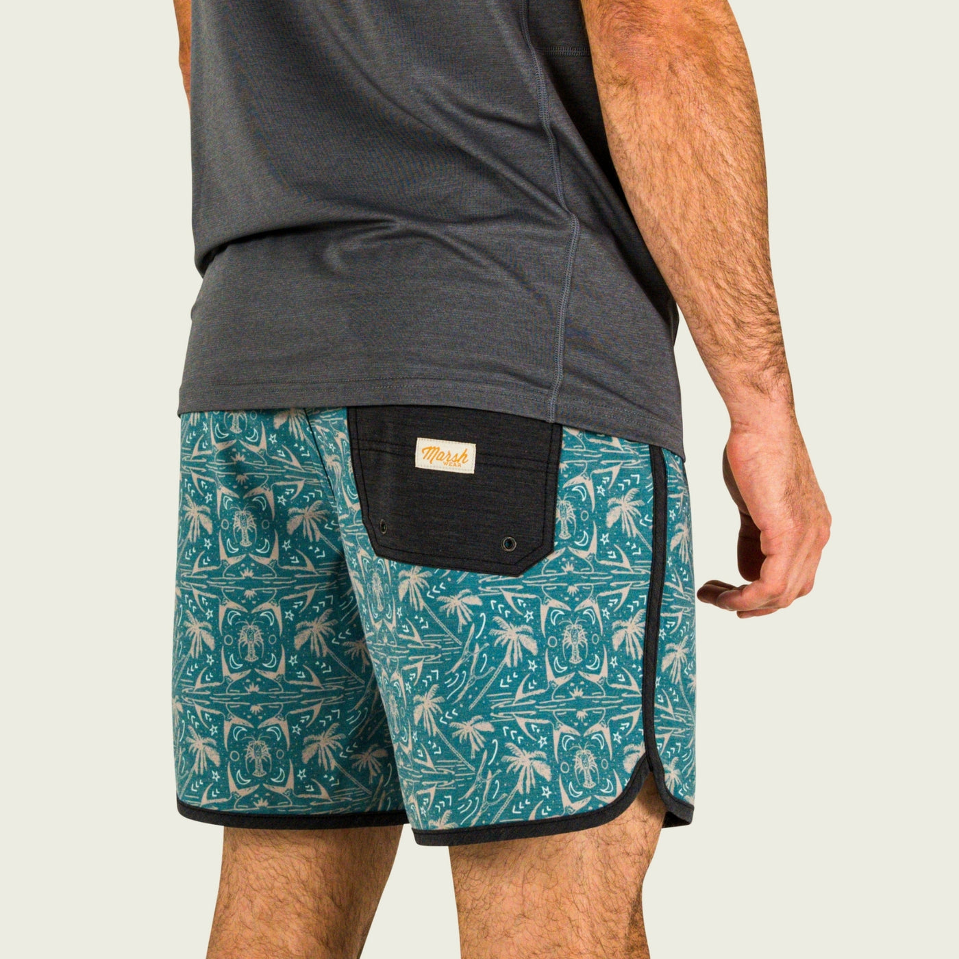 Marsh Wear | SurfStride Shorts | Antique Green