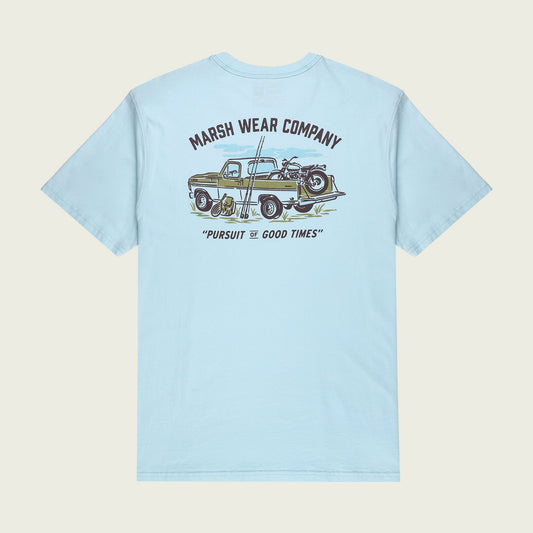 Marsh SS Rumble Tee - Chambray