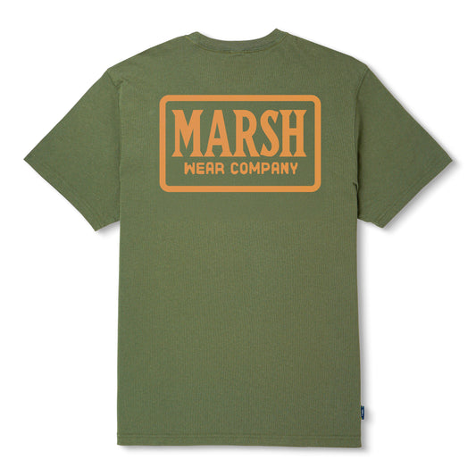 Marsh Badge Tee- Bronze Green