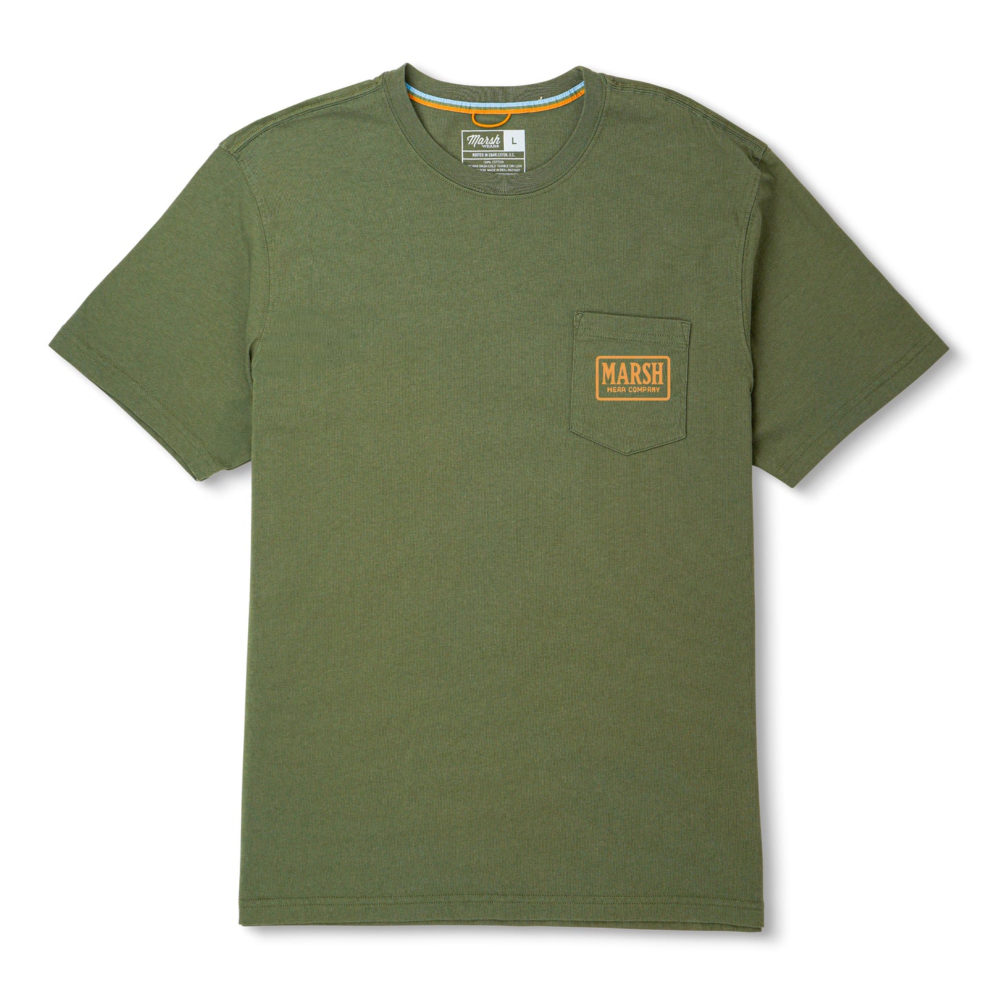 Marsh Badge Tee- Bronze Green