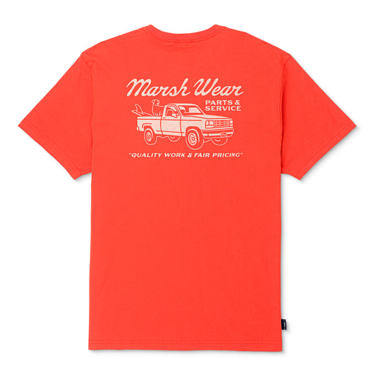 Marsh Parts & Service Tee- Ginger