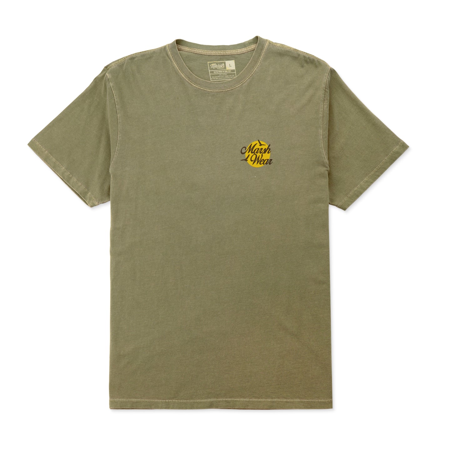 Marsh Heritage Pointer Tee- Vintage Moss
