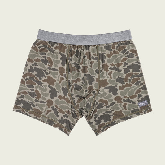 Marsh Buxton Brief Boxers - Green Mallard Camo