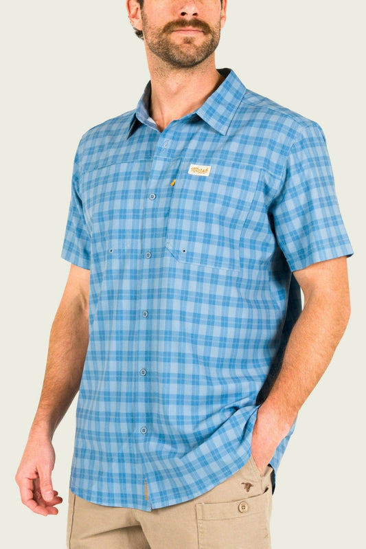 Marsh Wear | Lenwood Tech Shirt | Blue Heaven