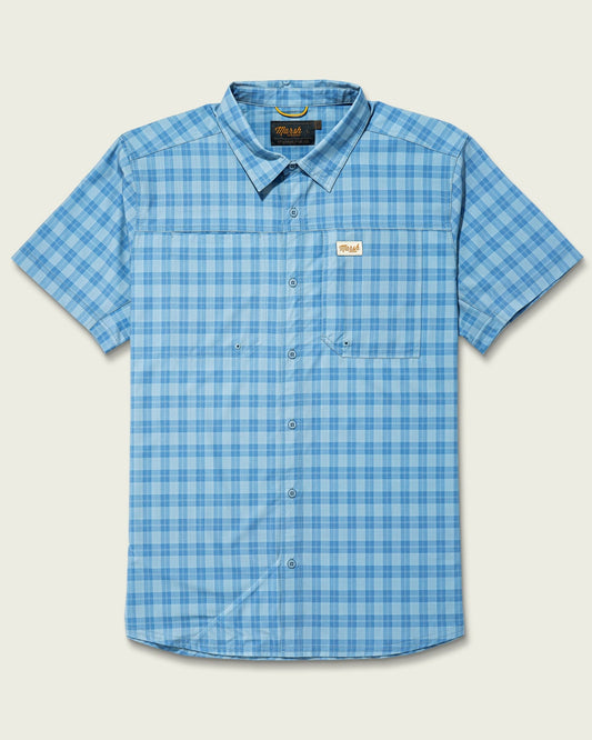Marsh Wear | Lenwood Tech Shirt | Blue Heaven