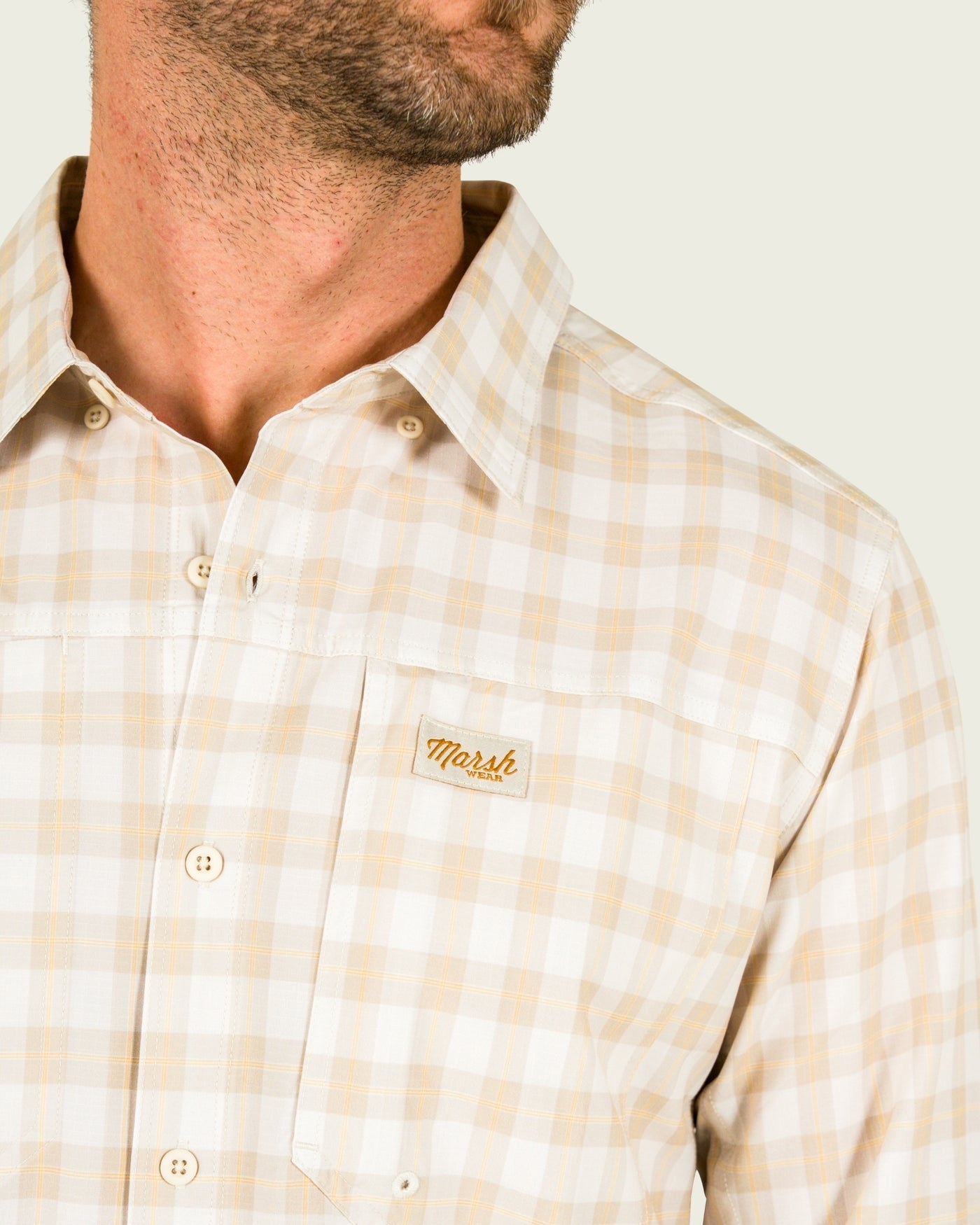Marsh Wear | Lenwood Tech Shirt | Castle Wall