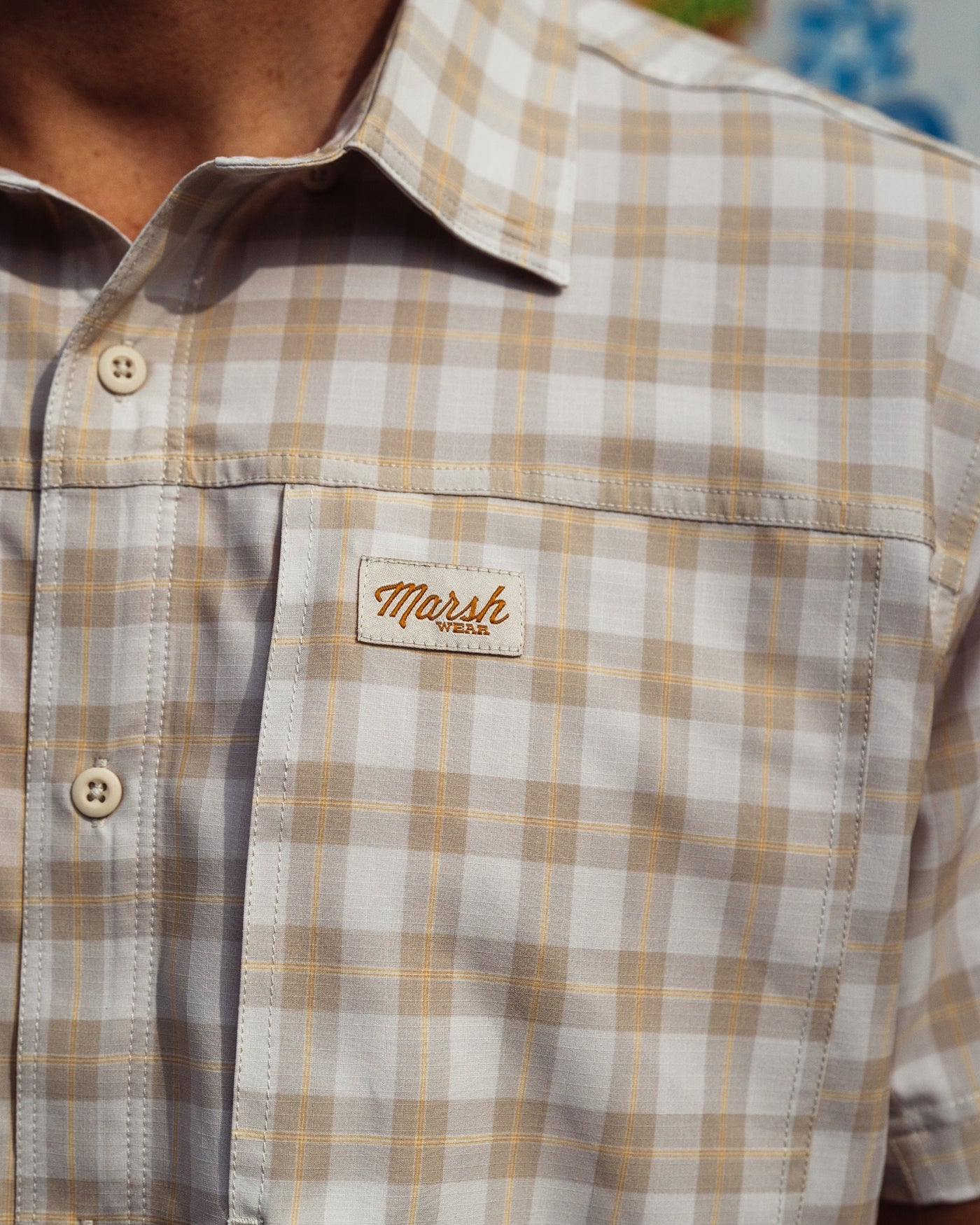 Marsh Wear | Lenwood Tech Shirt | Castle Wall