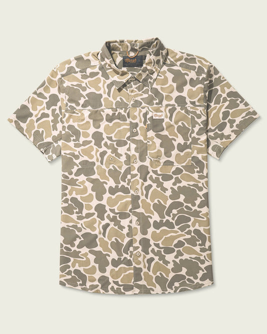 Marsh Wear | Lenwood Tech Shirt | Khaki Mallard Camo