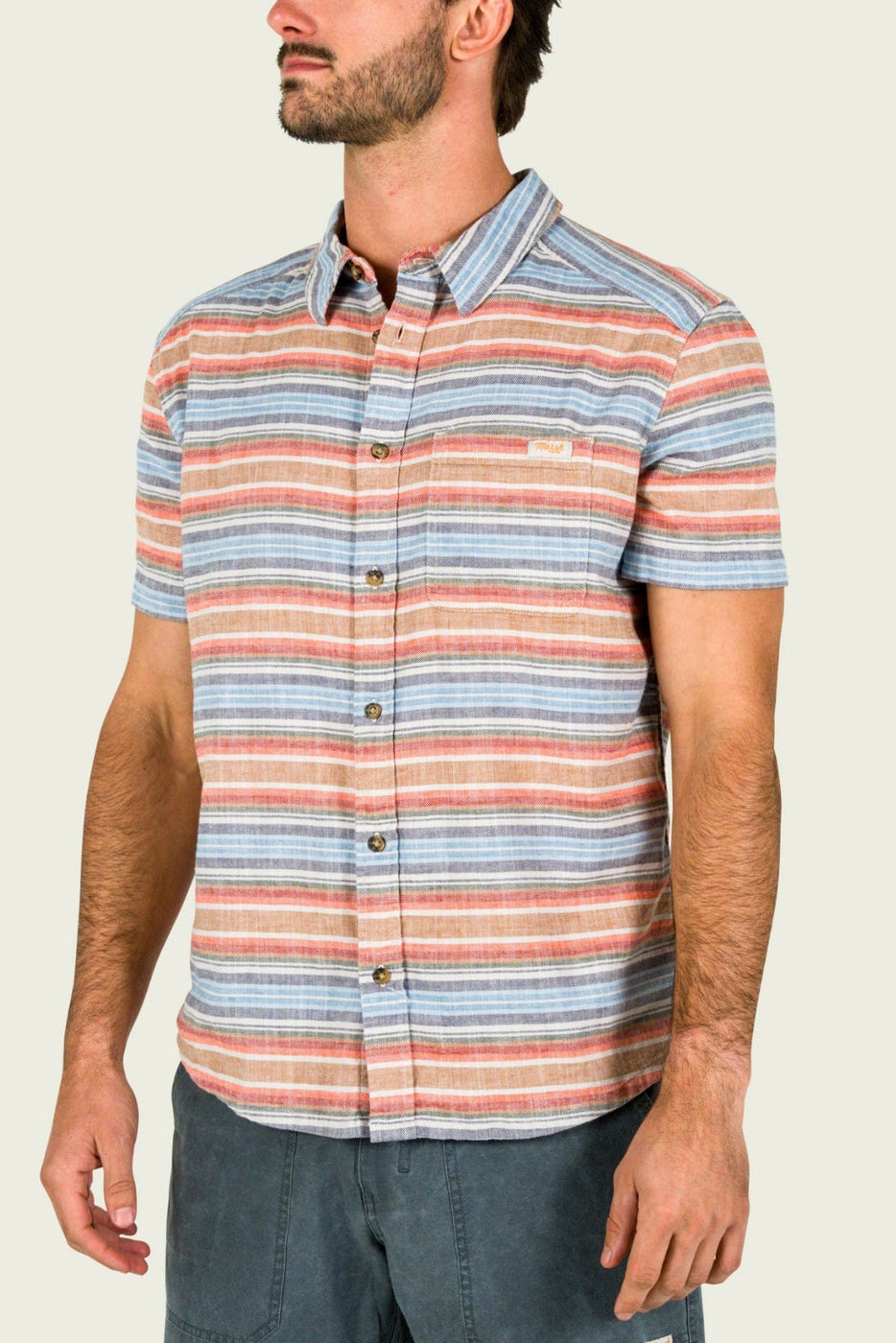 Marsh Wear | Layday Button Up | Spicy Orange