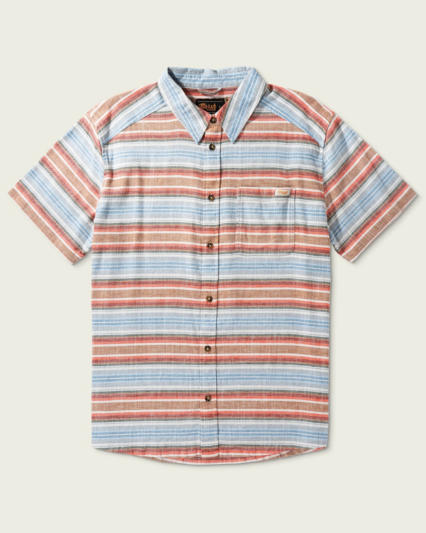 Marsh Wear | Layday Button Up | Spicy Orange
