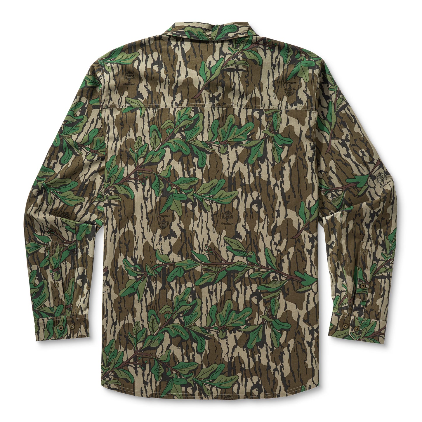 Marsh Wear | Lenwood Tech Long Sleeve Shirt | Mossy Oak Green Leaf