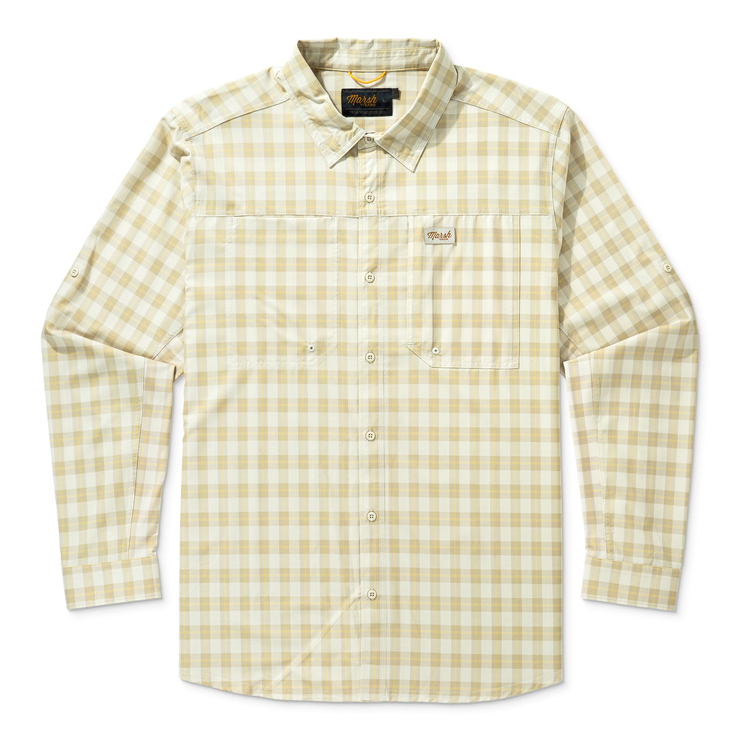 Marsh Wear | Lenwood Tech Long Sleeve Shirt | Castle Wall