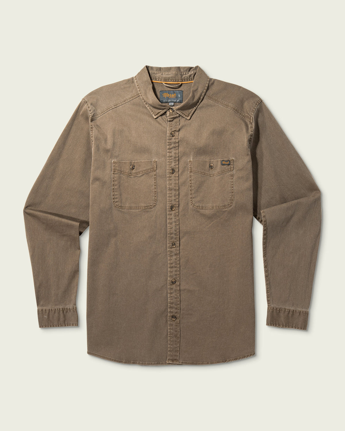 Marsh Wear | Delray Denim Shirt | Desert Palm