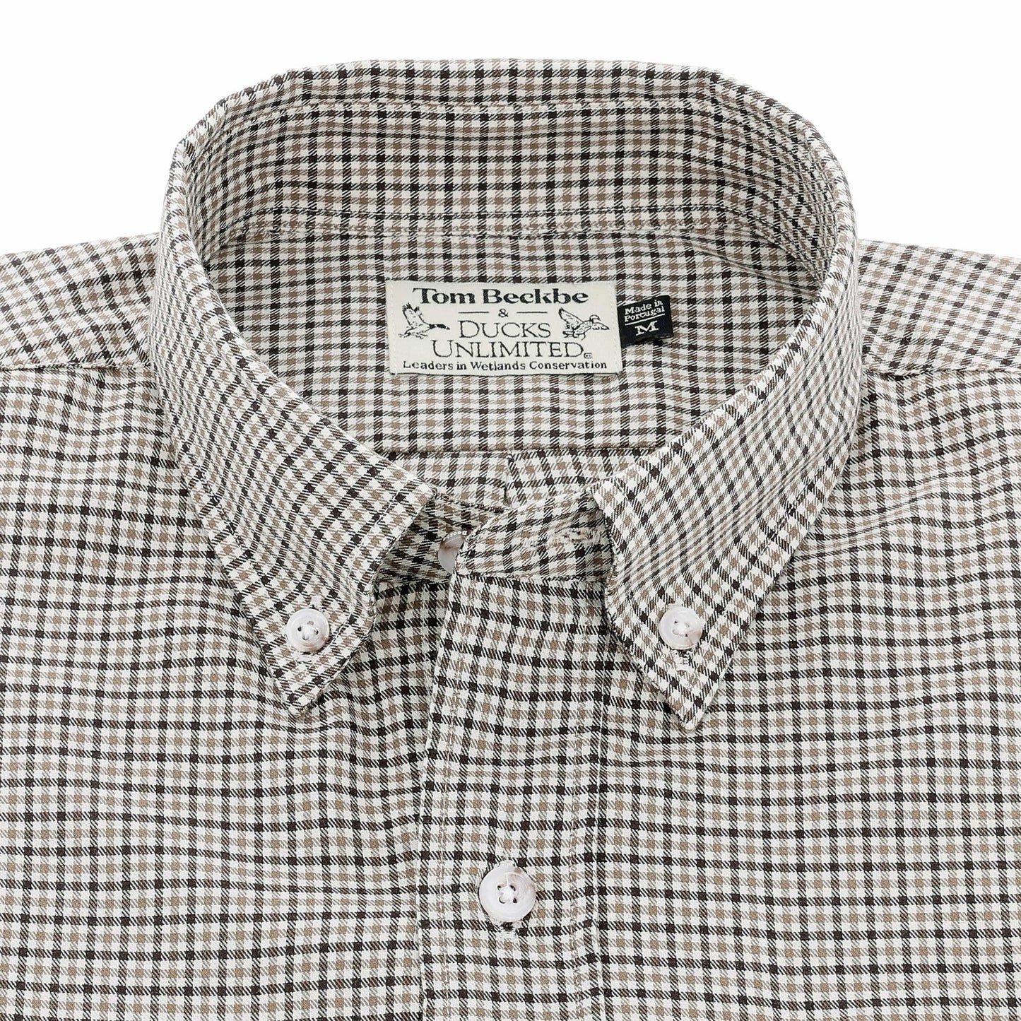 Tom Beckbe Knapp Cotton Twill Shirt - Khaki Brown