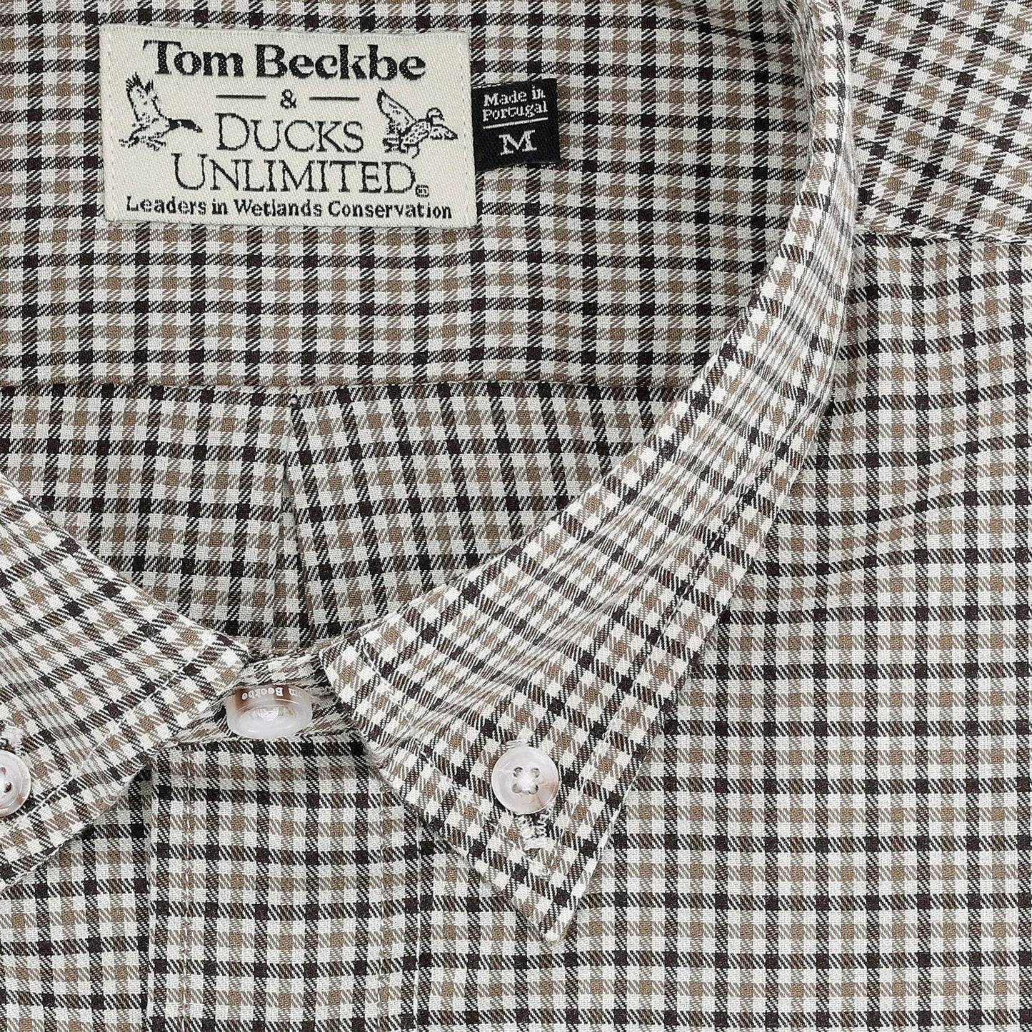 Tom Beckbe Knapp Cotton Twill Shirt - Khaki Brown